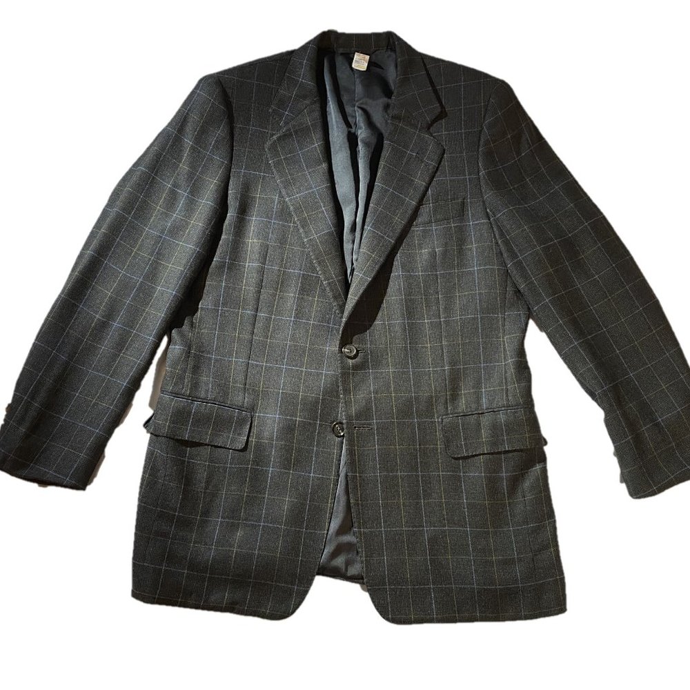 Hickey Freeman 100% Cashmere Suit jacket 40R Black